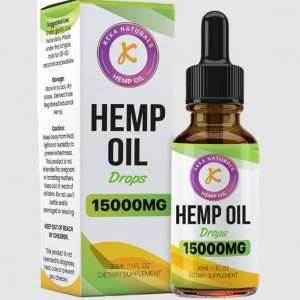 Hemp Oil Extract - 15,000mg Organic Hemp Extract Grown and Made in the Unite States States - 100%