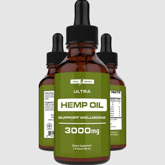 Hemp Oil Extract - 30,000mg Organic Hemp Extract Grown and Made in the Unite States States - 100%